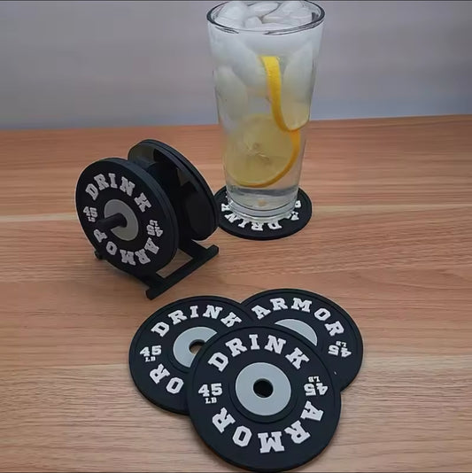 Dessous Verres Disques Muscu
