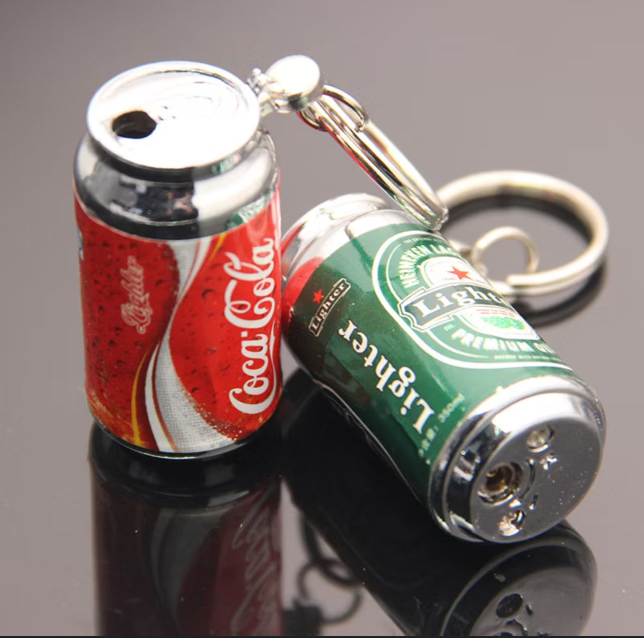 Mini Briquet Canette Porte-clés