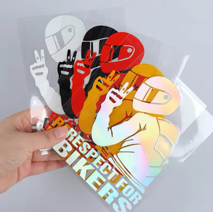 Sticker Motard Respect