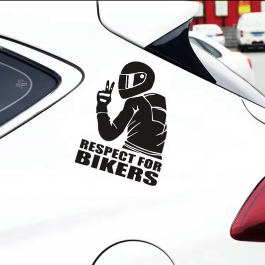Sticker "Respect for Bikers" – Moto/Auto