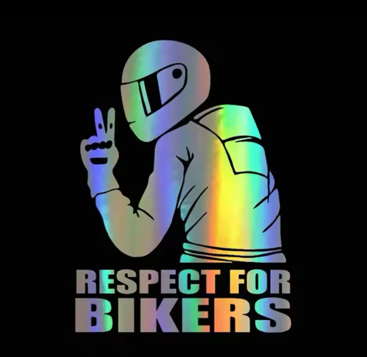 Sticker "Respect for Bikers" – Moto/Auto
