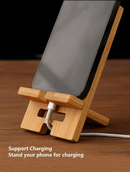 Support Téléphone Bambou