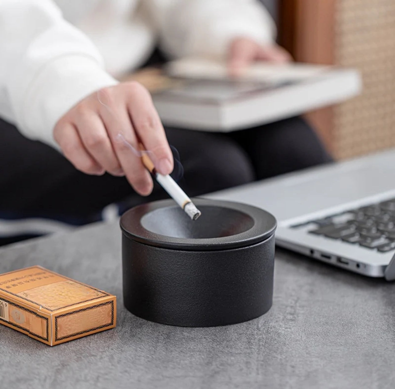 Cendrier Design Anti-Odeur