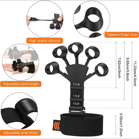 Appareil de Renforcement des Doigts en Silicone