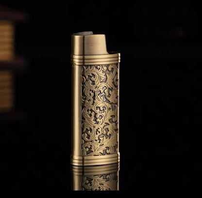 Fourreau Métallique pour Briquet BIC – Design Vintage