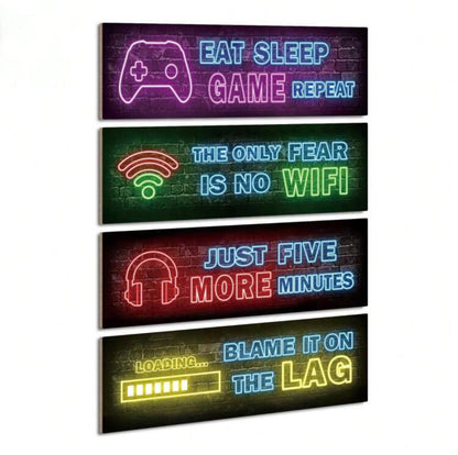 Tableaux Néon Gamer