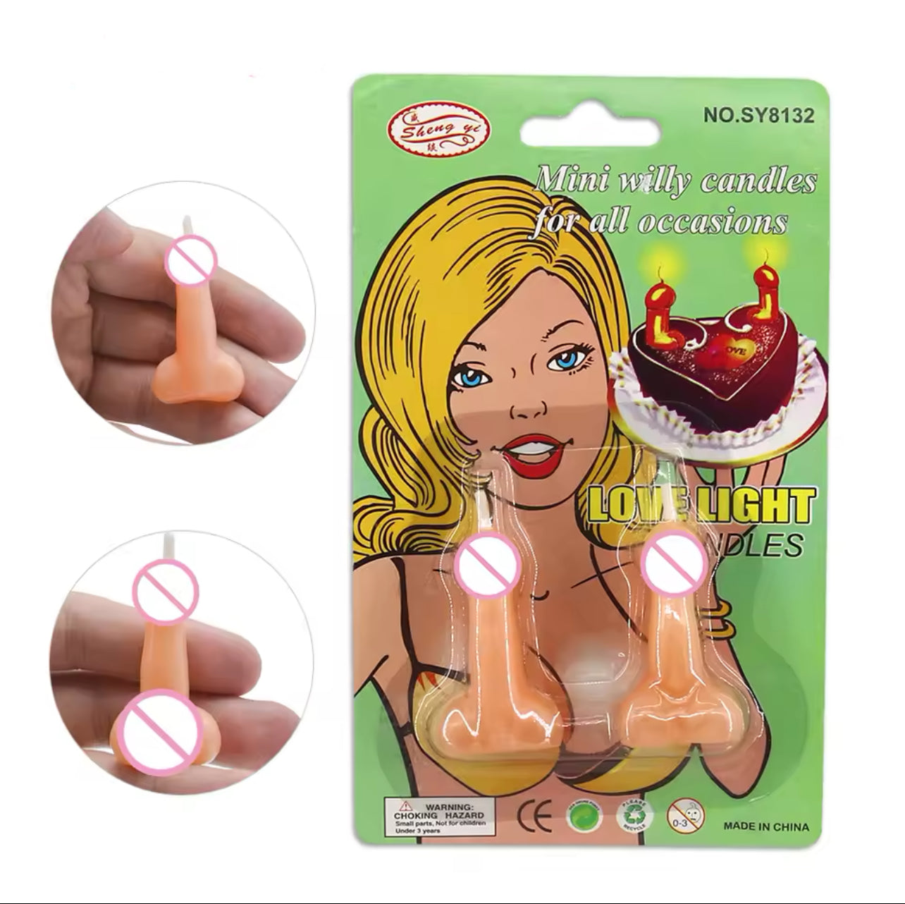 Bougies Gâteau Coquines