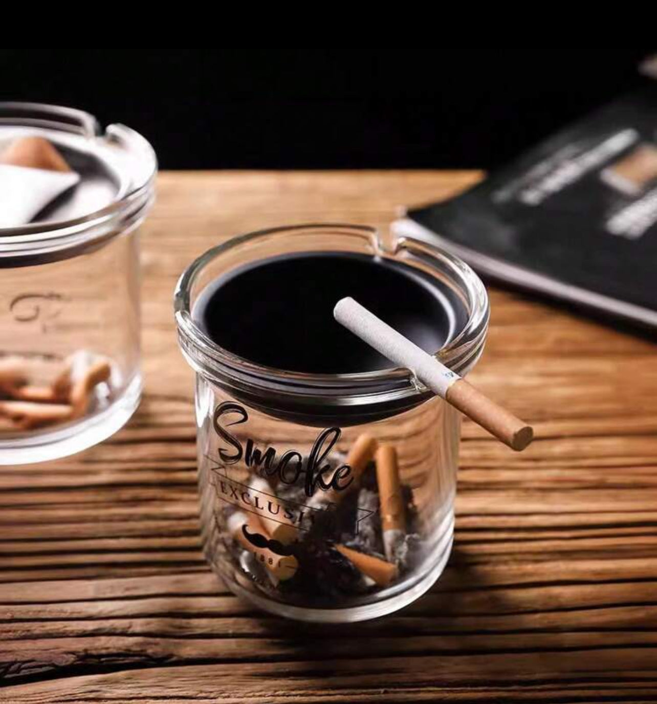 Cendrier Verre Gentleman