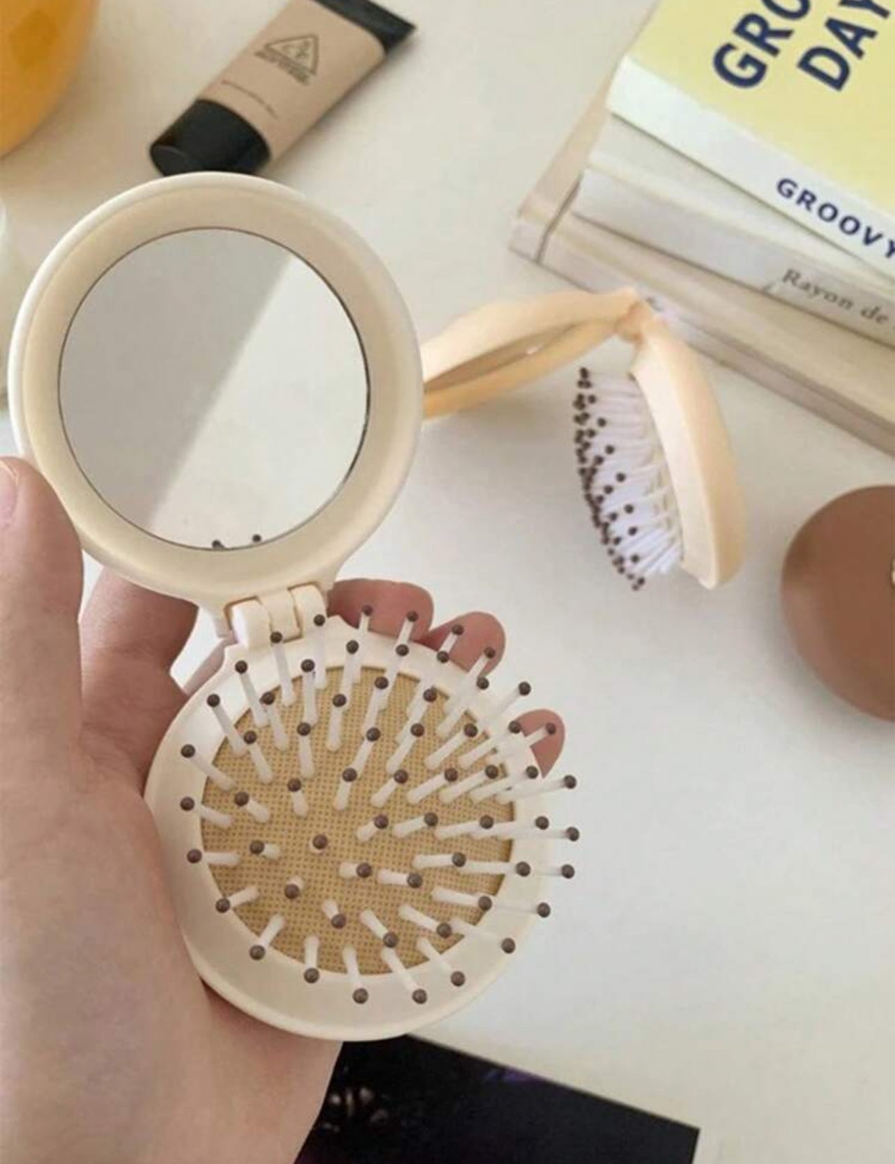 Brosse Miroir Pliable