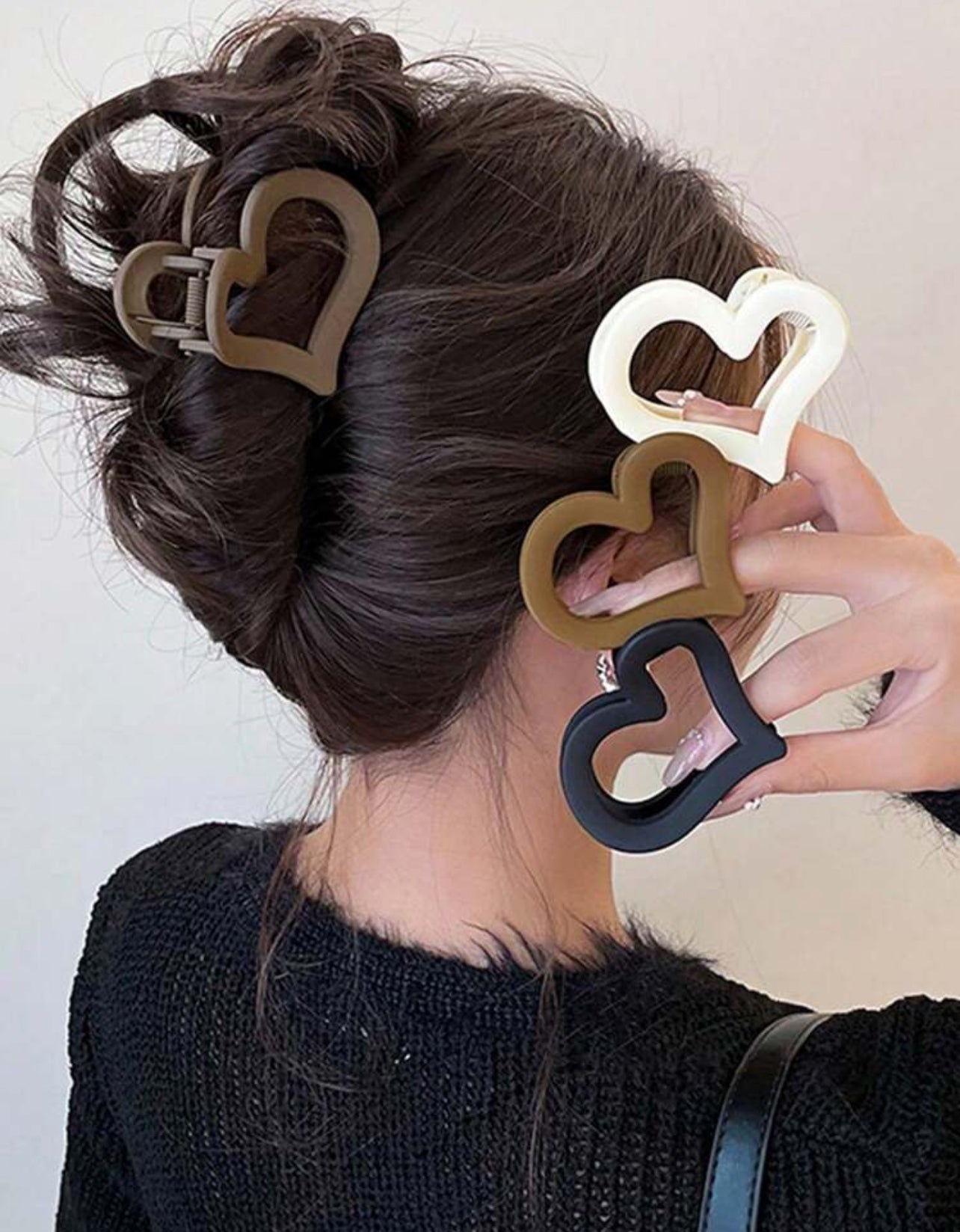 4 Pinces Cœurs