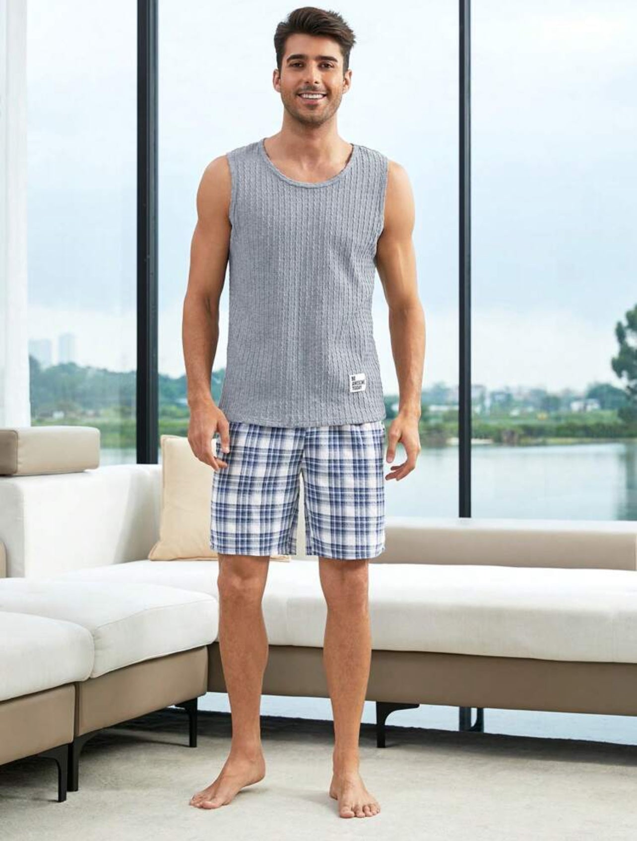 Pyjama Carreaux Homme