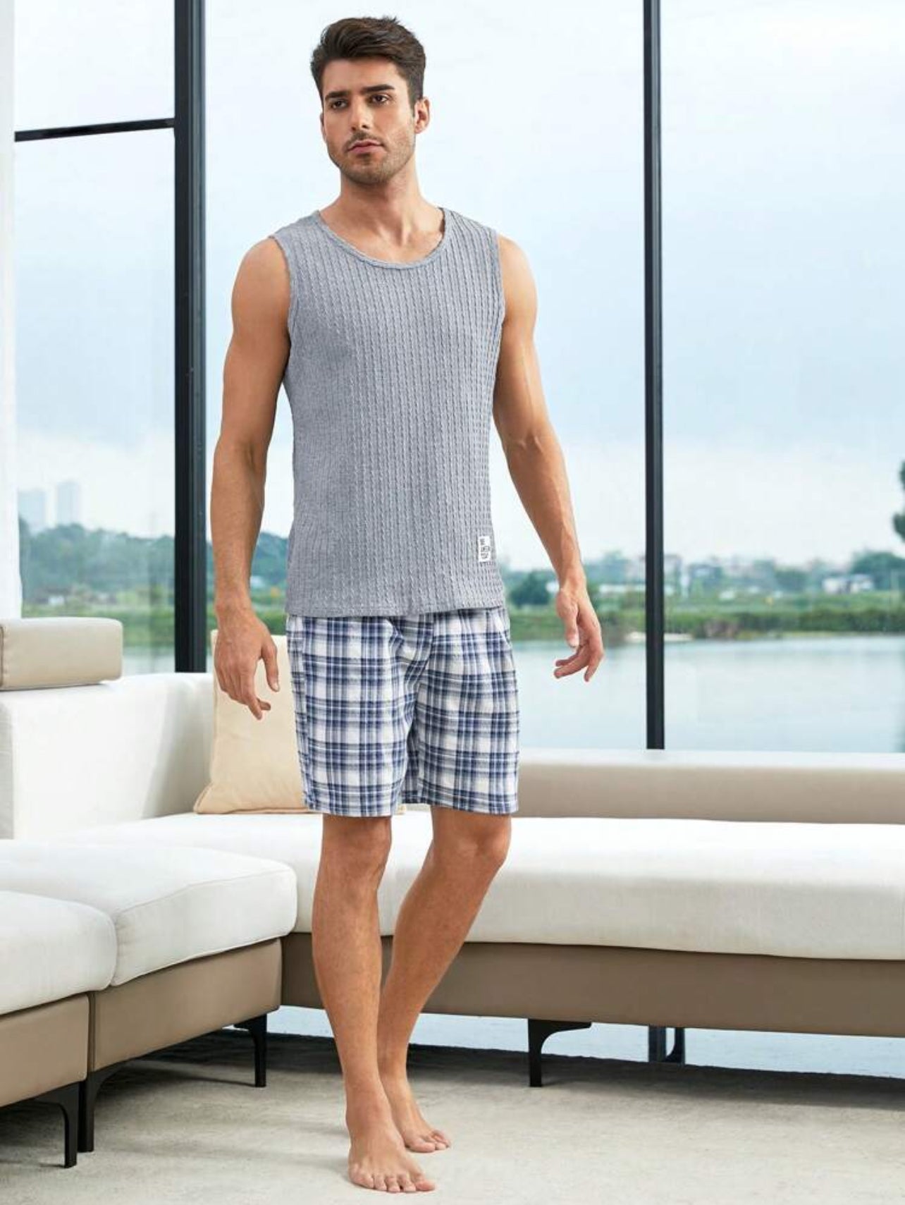Pyjama Carreaux Homme