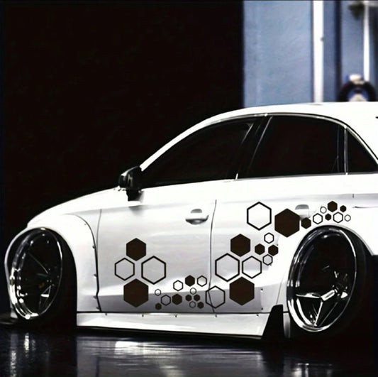 Stickers Hexagones Voiture