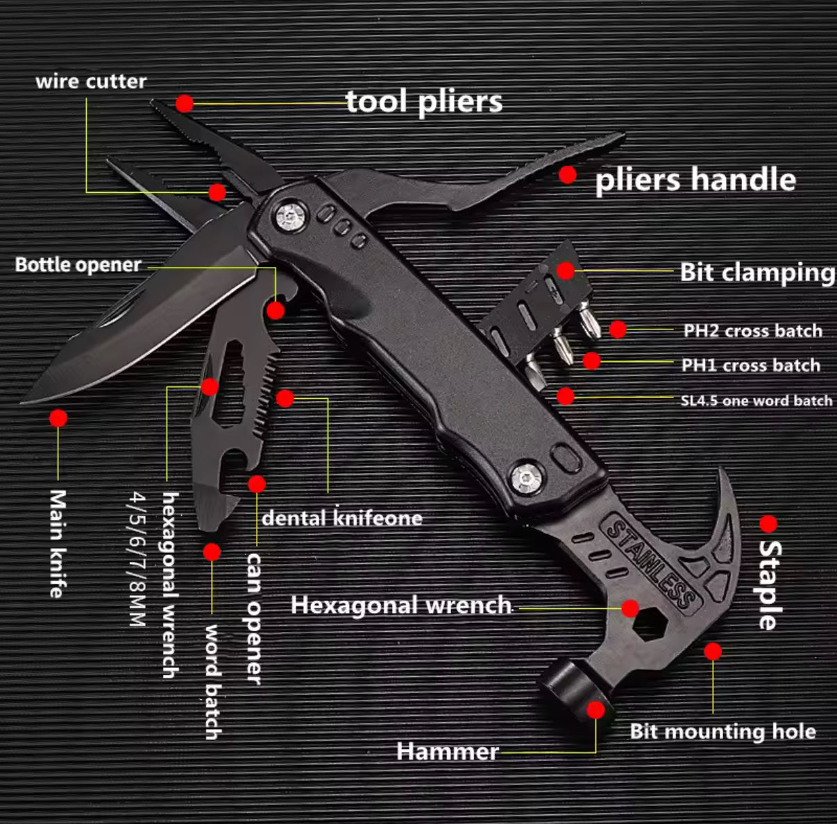 Outil Multifonctions Marteau