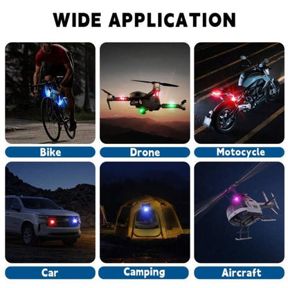 2 LED Moto avec Télécommande