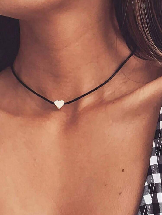 Collier Cœur Minimaliste