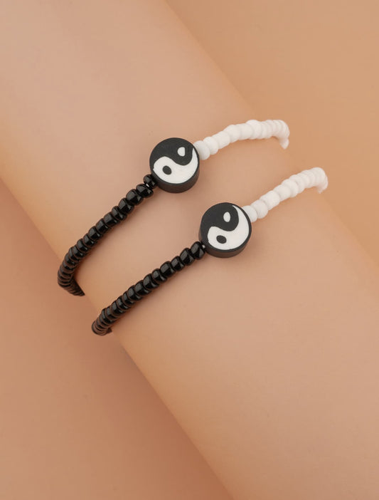 Bracelet Cheville Yin Yang