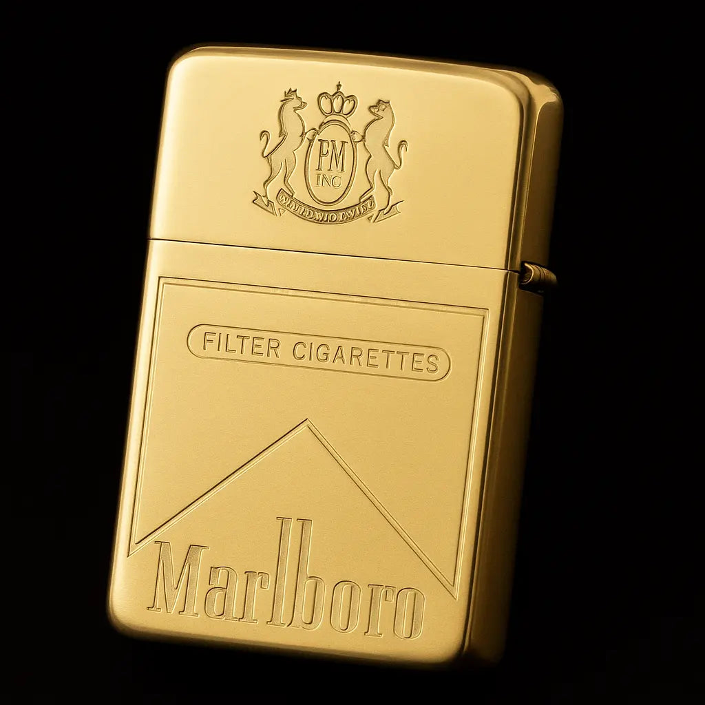 Briquet Marlboro Doré
