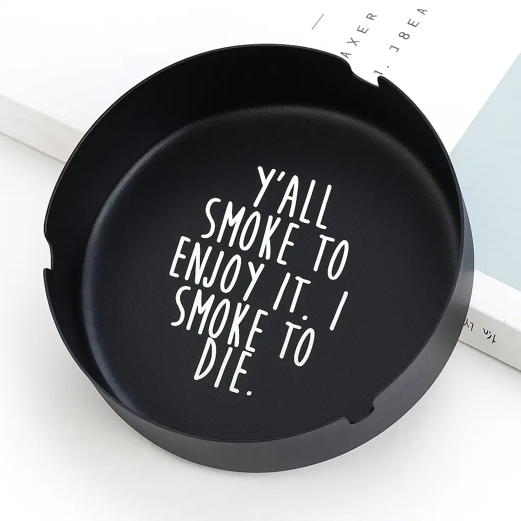 Cendrier Design Noir