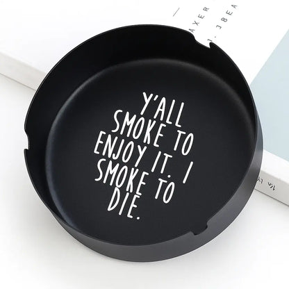 Cendrier Design Noir