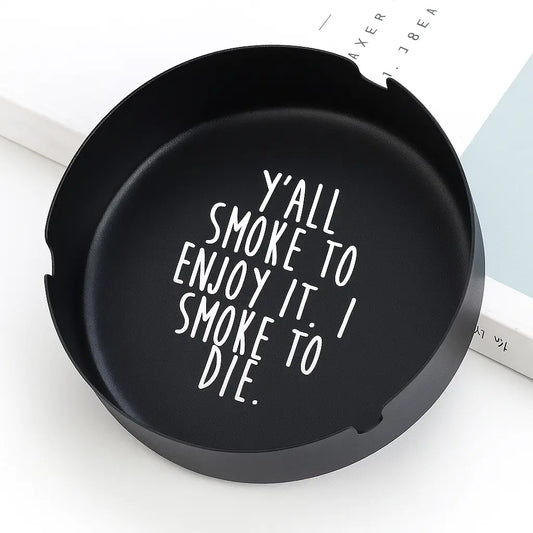 Cendrier Design Noir