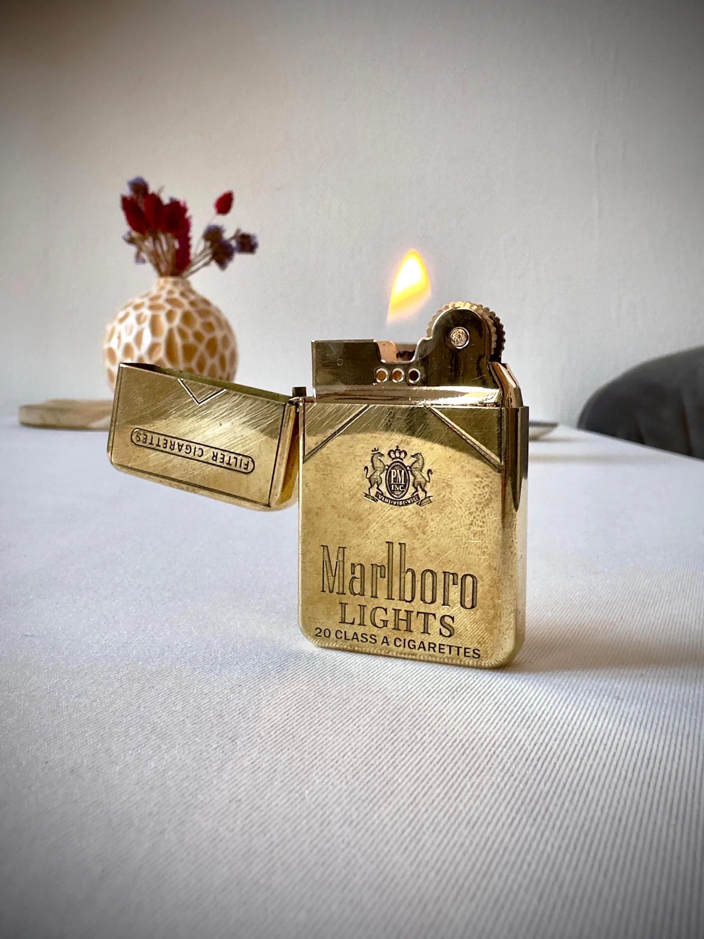 Briquet Marlboro Doré
