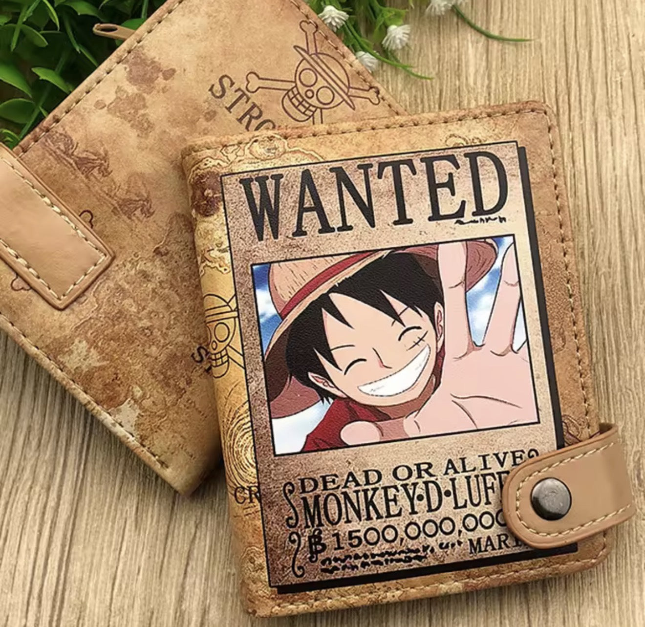 Portefeuille Luffy Wanted