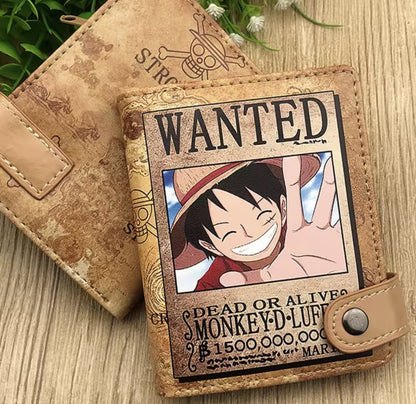 Portefeuille Luffy Wanted