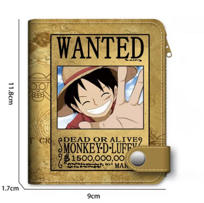 Portefeuille Luffy Wanted
