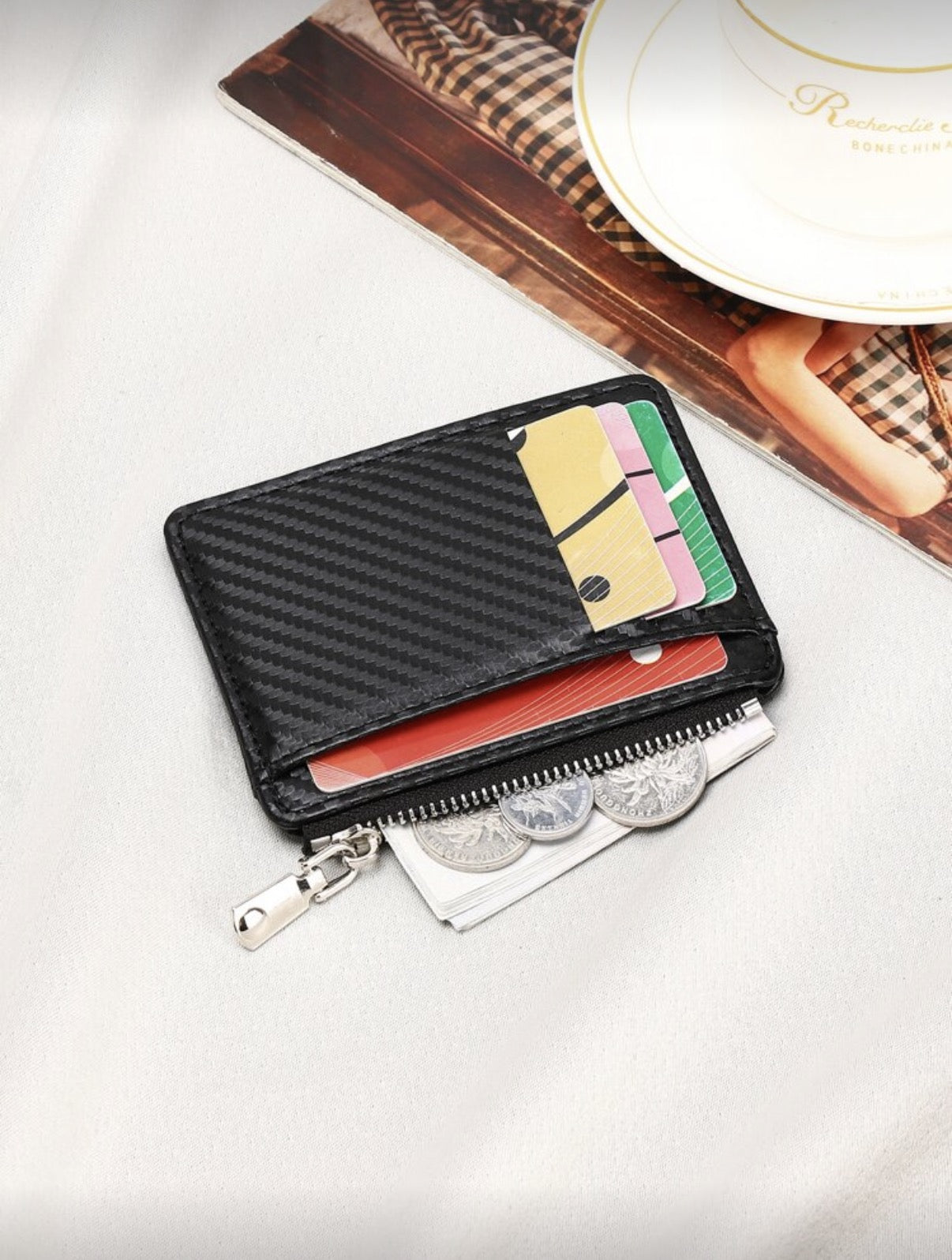 Porte Cartes Carbone