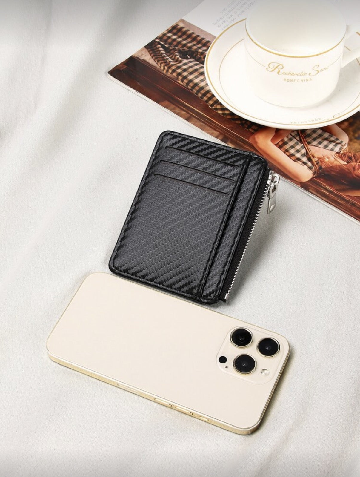 Porte Cartes Carbone