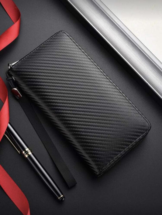 Portefeuille Carbone RFID
