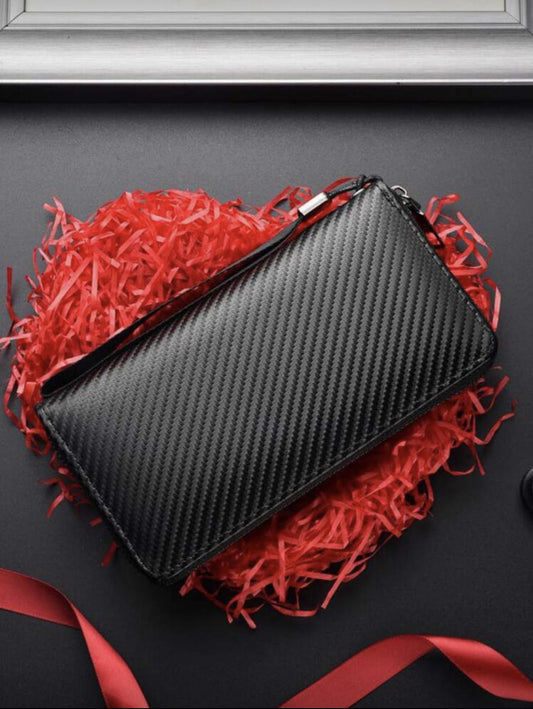 Portefeuille Carbone RFID