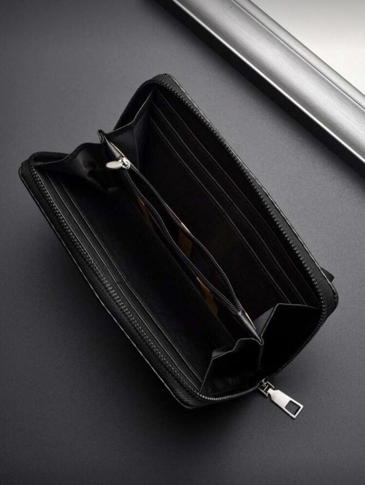 Portefeuille Carbone RFID
