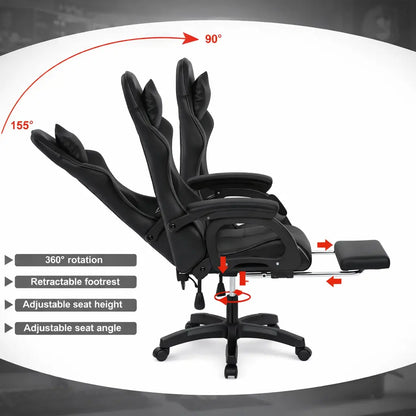 Chaise Gaming Reposepieds