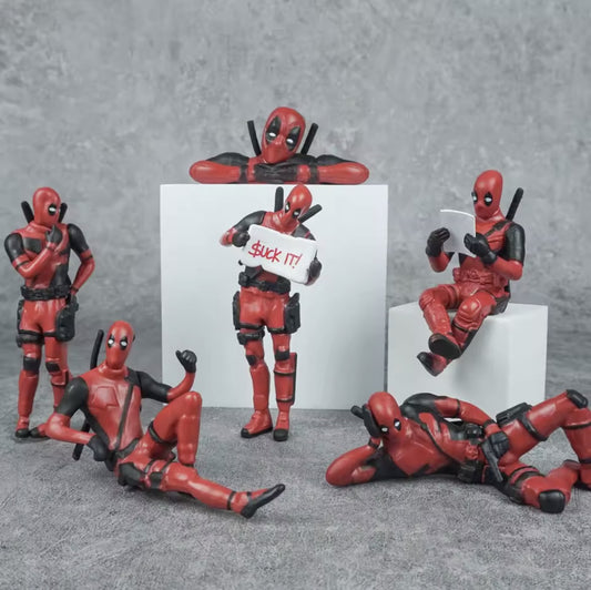 6 Figurines Deadpool