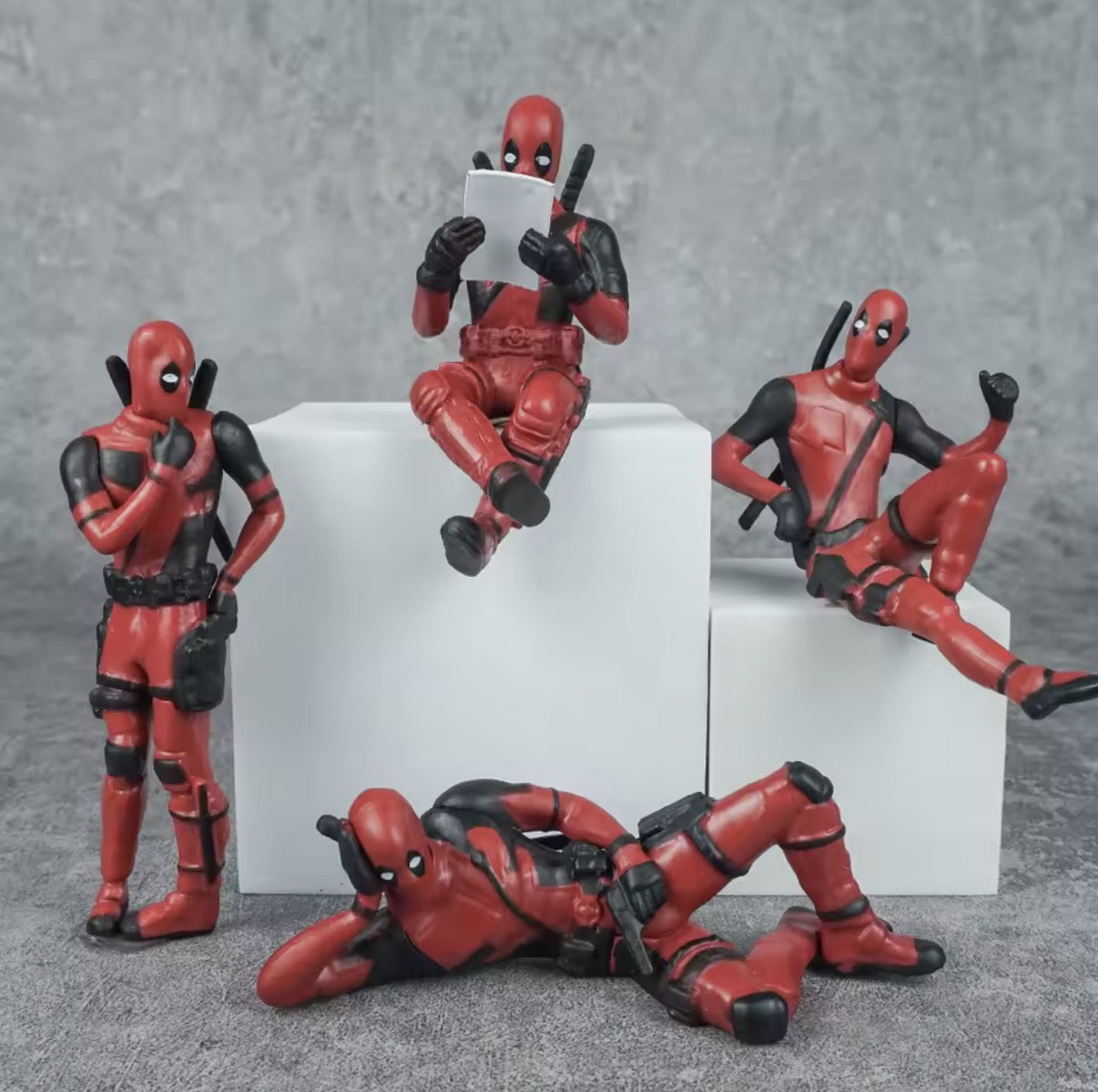 6 Figurines Deadpool