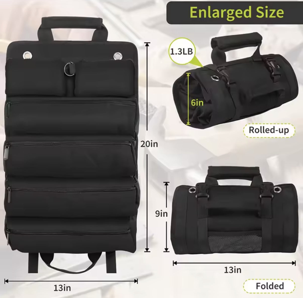 Sac Outils Enroulable