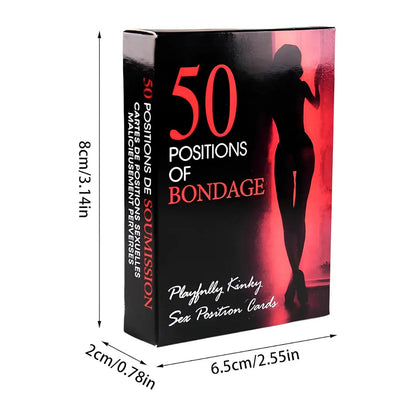 Cartes Positions Bondage