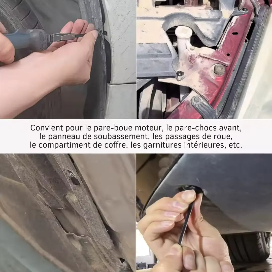 Clips de Fixation Voiture x10
