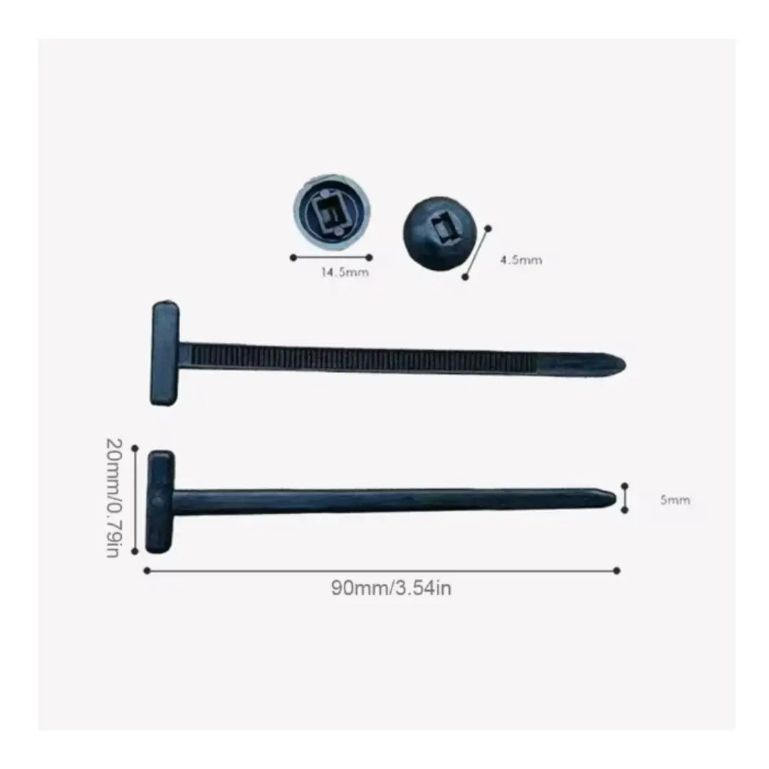 Clips de Fixation Voiture x10