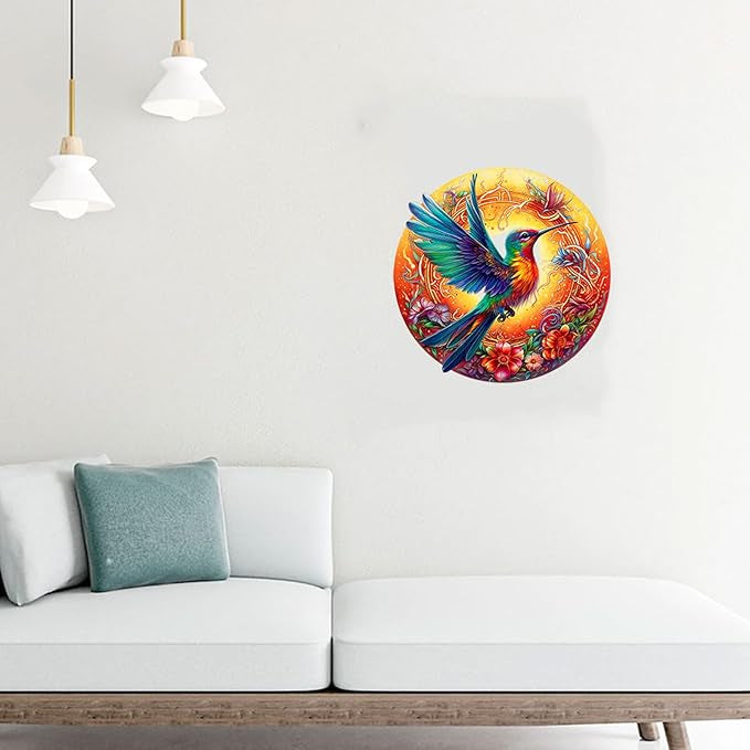 Puzzle Colibri Fleuri