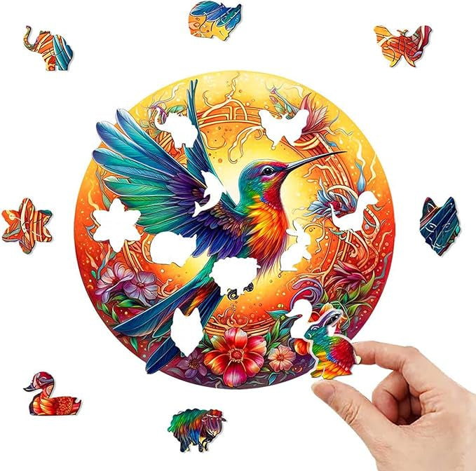 Puzzle Colibri Fleuri