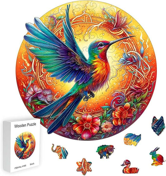 Puzzle Colibri Fleuri