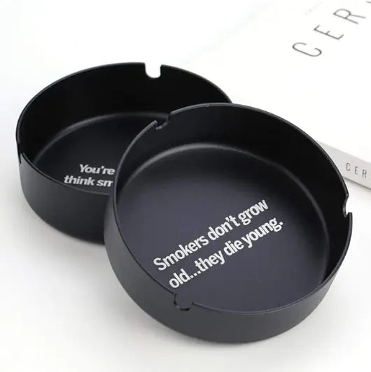 Cendrier Design Noir