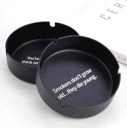 Cendrier Design Noir