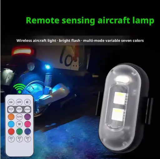 2 LED Moto avec Télécommande