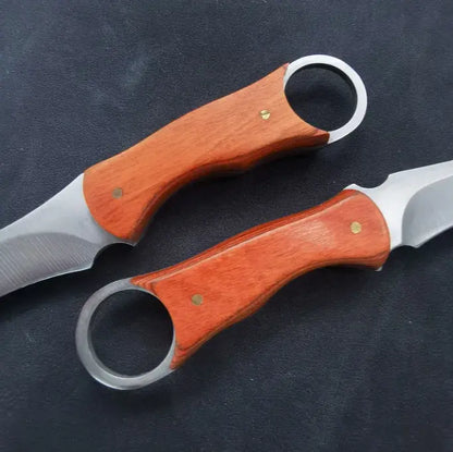 2 Couteaux Karambit Bois