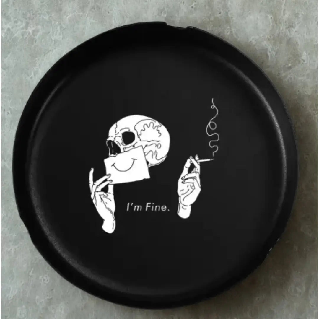 Cendrier Design Noir