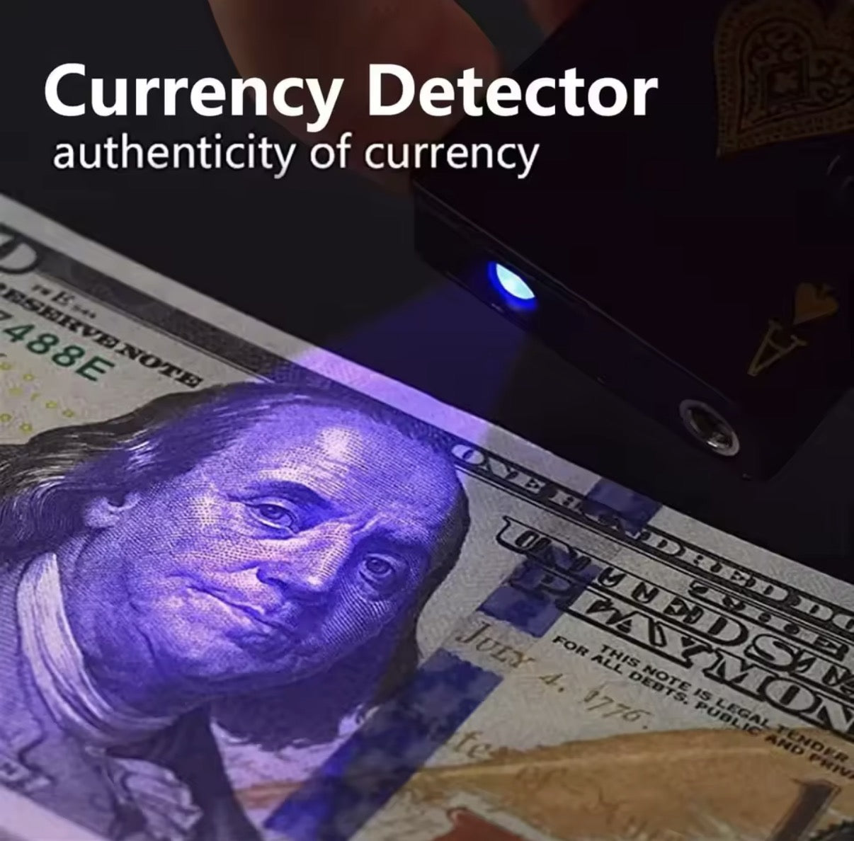Briquet à Gaz avec Détecteur de Faux Billets
